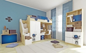 Детская комната Санни (Белый/корпус Клен) в Нижнем Ингаше - nizhnij-ingash.mebel54.com | фото
