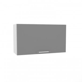 Корато ВПГ 800 шкаф верхний горизонтальный высокий (Кварц черный/корпус Серый) в Нижнем Ингаше - nizhnij-ingash.mebel54.com | фото