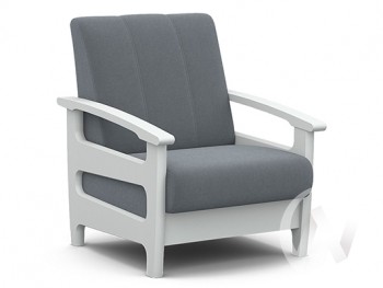 Кресло для отдыха Омега (снег лак/CATANIA SILVER) в Нижнем Ингаше - nizhnij-ingash.mebel54.com | фото