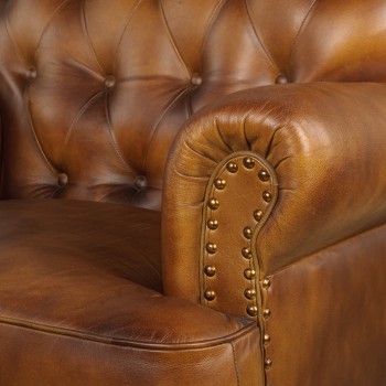 Кресло кожаное Чарльз в Нижнем Ингаше - nizhnij-ingash.mebel54.com | фото