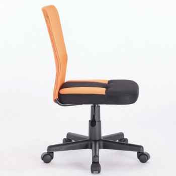 Кресло компактное BRABIX Smart MG-313 (черный, оранжевый) в Нижнем Ингаше - nizhnij-ingash.mebel54.com | фото