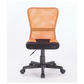Кресло компактное BRABIX Smart MG-313 (черный, оранжевый) в Нижнем Ингаше - nizhnij-ingash.mebel54.com | фото