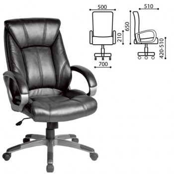 Кресло офисное BRABIX Maestro EX-506 (черный) в Нижнем Ингаше - nizhnij-ingash.mebel54.com | фото