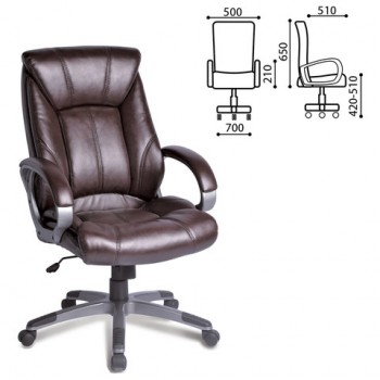 Кресло офисное BRABIX Maestro EX-506 (коричневый) в Нижнем Ингаше - nizhnij-ingash.mebel54.com | фото
