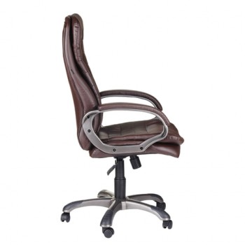 Кресло офисное BRABIX Omega EX-589 (коричневое) в Нижнем Ингаше - nizhnij-ingash.mebel54.com | фото
