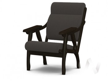 Кресло Вега-10 (венге лак/ULTRA GRAFIT) в Нижнем Ингаше - nizhnij-ingash.mebel54.com | фото