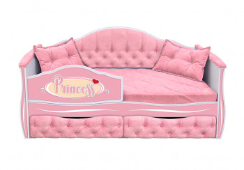 Кровать 160 серии Иллюзия 2 ящика 15 Бледно-розовый (подушки) в Нижнем Ингаше - nizhnij-ingash.mebel54.com | фото