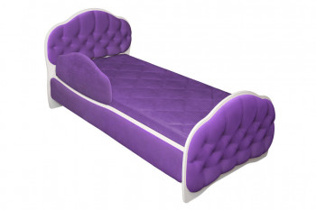 Кровать 170 Гармония 32 Фиолетовый (мягкий бортик) в Нижнем Ингаше - nizhnij-ingash.mebel54.com | фото