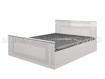 Кровать Афина-1 1,4 м (Белый/Белый глянец) в Нижнем Ингаше - nizhnij-ingash.mebel54.com | фото