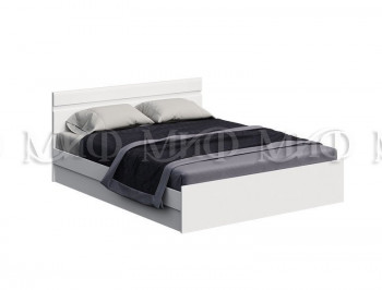 Кровать Нэнси New 1,4м (Белый/белый глянец) в Нижнем Ингаше - nizhnij-ingash.mebel54.com | фото