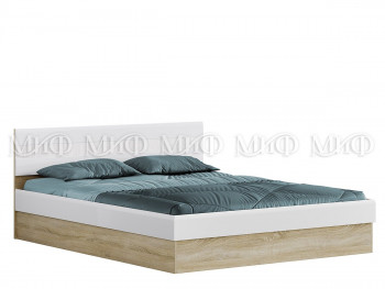 Кровать с подъемным механизмом 1,4 спальня Фортуна (Дуб сонома/белый глянец) в Нижнем Ингаше - nizhnij-ingash.mebel54.com | фото