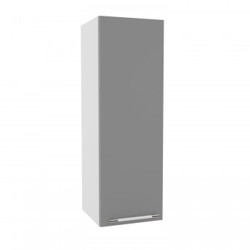 Лофт ВП 300 шкаф верхний высокий (Штукатурка белая/корпус Серый) в Нижнем Ингаше - nizhnij-ingash.mebel54.com | фото