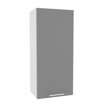 Лофт ВП 400 шкаф верхний высокий (Штукатурка белая/корпус Серый) в Нижнем Ингаше - nizhnij-ingash.mebel54.com | фото