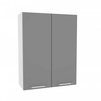 Лофт ВП 700 шкаф верхний высокий (Штукатурка белая/корпус Серый) в Нижнем Ингаше - nizhnij-ingash.mebel54.com | фото