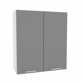 Лофт ВП 800 шкаф верхний высокий (Штукатурка белая/корпус Серый) в Нижнем Ингаше - nizhnij-ingash.mebel54.com | фото