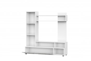 Мебель для гостиной "МГС 9" Белый / Цемент светлый в Нижнем Ингаше - nizhnij-ingash.mebel54.com | фото