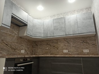 Модульная кухня Бронкс 1,7 м (Оксид) в Нижнем Ингаше - nizhnij-ingash.mebel54.com | фото