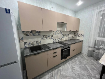Модульная кухня Норд 2,5 м (Софт какао/Белый) в Нижнем Ингаше - nizhnij-ingash.mebel54.com | фото