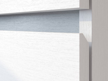 Модульная система "Токио" Комод 4 ящика Белый текстурный / Белый текстурный в Нижнем Ингаше - nizhnij-ingash.mebel54.com | фото