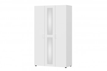 Модульная система "Токио" Шкаф трехстворчатый Белый текстурныйный в Нижнем Ингаше - nizhnij-ingash.mebel54.com | фото