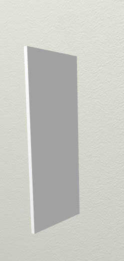 Панель торцевая П Скала (для шкафа верхнего) Гранит Грей в Нижнем Ингаше - nizhnij-ingash.mebel54.com | фото