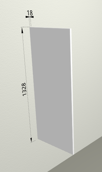 Панель ТП14 (для пеналов) Белый в Нижнем Ингаше - nizhnij-ingash.mebel54.com | фото