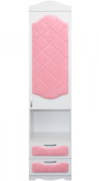 Пенал с ящиками серии Иллюзия 36 Светло-розовый в Нижнем Ингаше - nizhnij-ingash.mebel54.com | фото