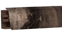 Плинтус LB-38, L=3000мм, мрамор бергамо темный в Нижнем Ингаше - nizhnij-ingash.mebel54.com | фото