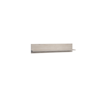 Полка навесная Саманта Дуб харбор белый в Нижнем Ингаше - nizhnij-ingash.mebel54.com | фото