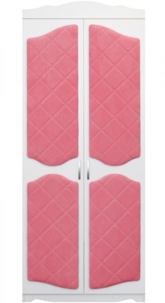 Шкаф 2-х створчатый серии Иллюзия 89 Розовый в Нижнем Ингаше - nizhnij-ingash.mebel54.com | фото