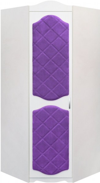 Шкаф угловой Иллюзия 32 Фиолетовый в Нижнем Ингаше - nizhnij-ingash.mebel54.com | фото
