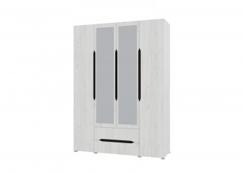 Шкаф 4-х створчатый с ящиками и зеркалами Вега (Прованс) в Нижнем Ингаше - nizhnij-ingash.mebel54.com | фото