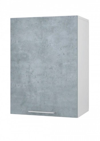 Шкаф 45 с фасадом Лофт (Камень Оленна/Белый) в Нижнем Ингаше - nizhnij-ingash.mebel54.com | фото
