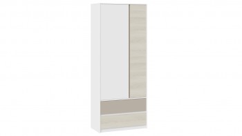 Шкаф для одежды комбинированный «Сканди» Дуб Гарден/Белый/Глиняный серый в Нижнем Ингаше - nizhnij-ingash.mebel54.com | фото