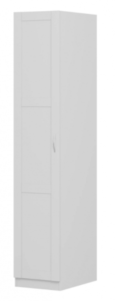 Шкаф однодверный Пегас сборный белый в Нижнем Ингаше - nizhnij-ingash.mebel54.com | фото