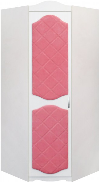 Шкаф угловой Иллюзия 89 Розовый в Нижнем Ингаше - nizhnij-ingash.mebel54.com | фото