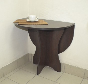 Стол кухонный Компакт (Венге темный) в Нижнем Ингаше - nizhnij-ingash.mebel54.com | фото